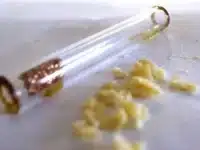 Crack Cocaine Pipe with Brillow Pad and Crack Rocks