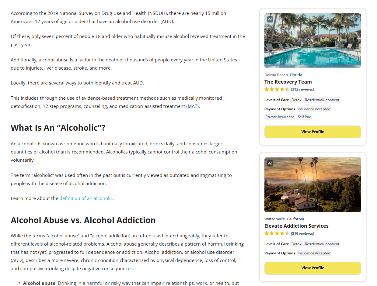 Advertise With Us - Addiction Resource